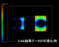 CAE結果データの可視化例